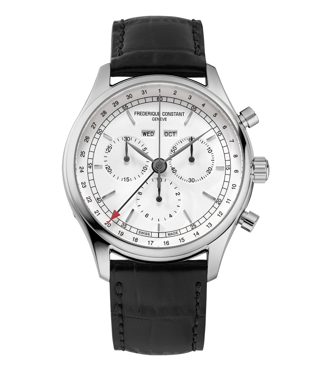 FC-296 SILVER925 21号 Classics Quartz Chronograph Triple Calendar Watch FC-296SW5B6